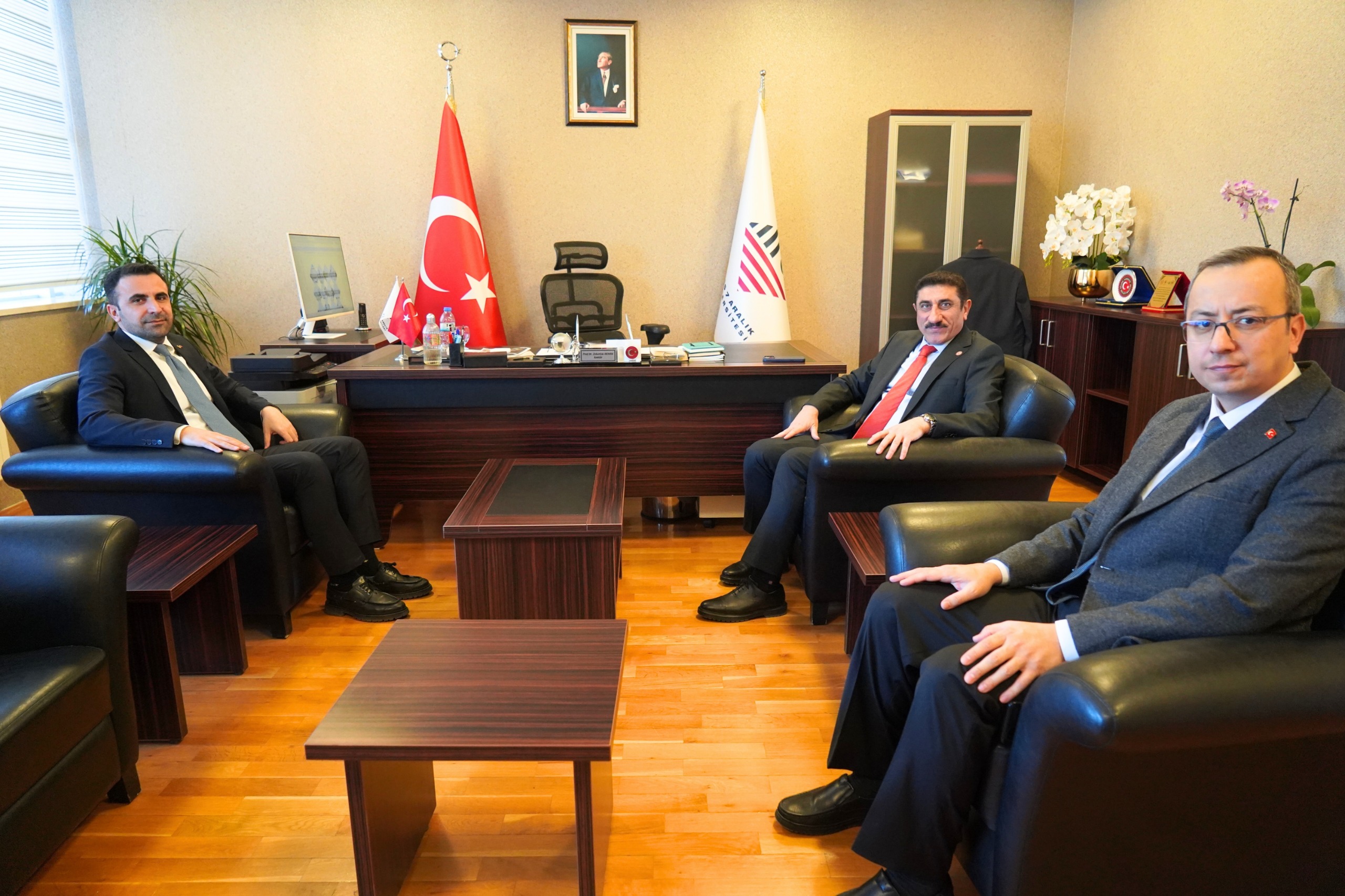 Kilis Adalet Komisyonu Başkanı Ferhat Korkmaz’dan Rektörümüze Ziyaret