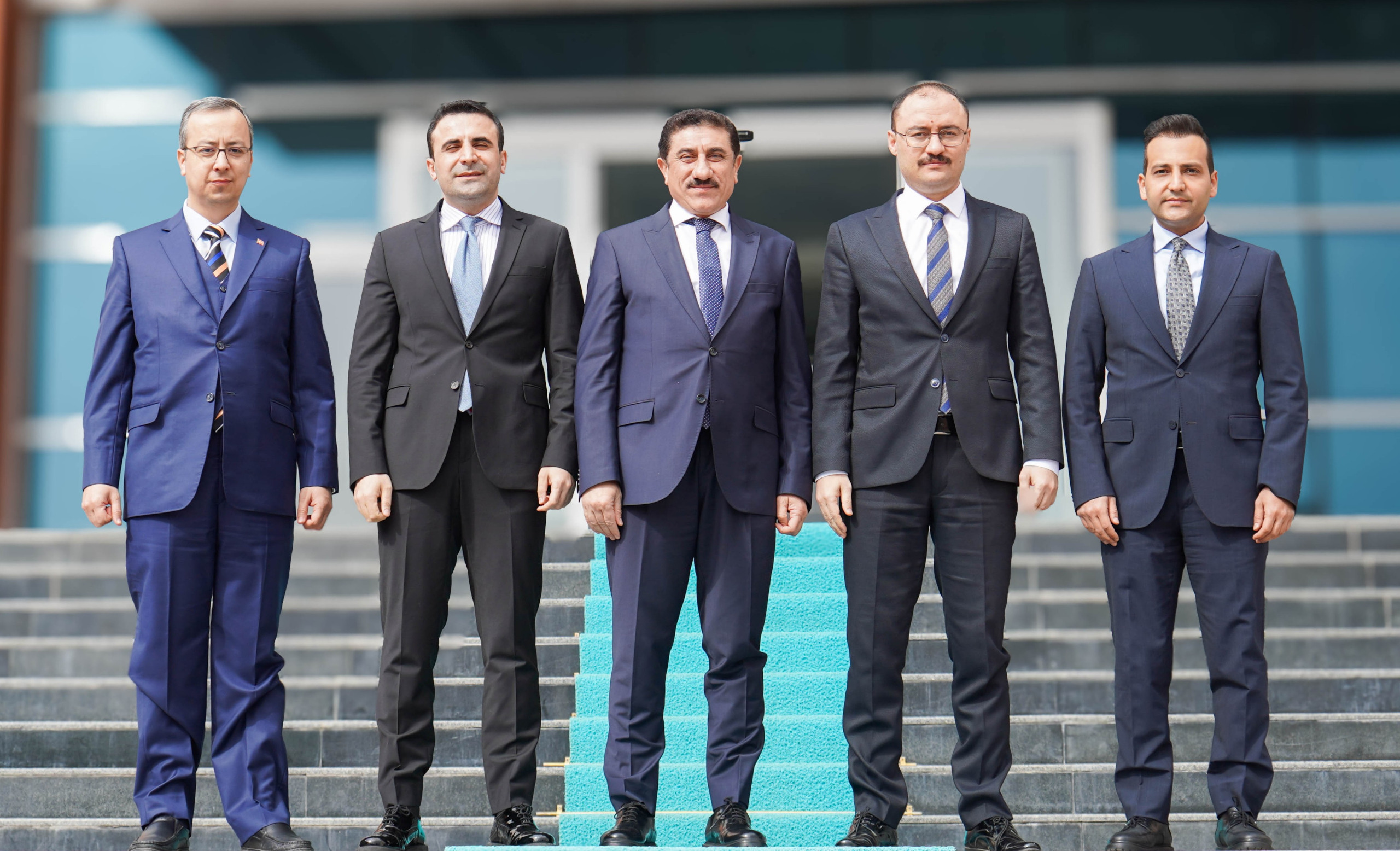 Kilis Cumhuriyet Başsavcısı Emre Kaya ve Adalet Komisyonu Başkanı Ferhat Korkmaz’dan Rektörümüze Ziyaret