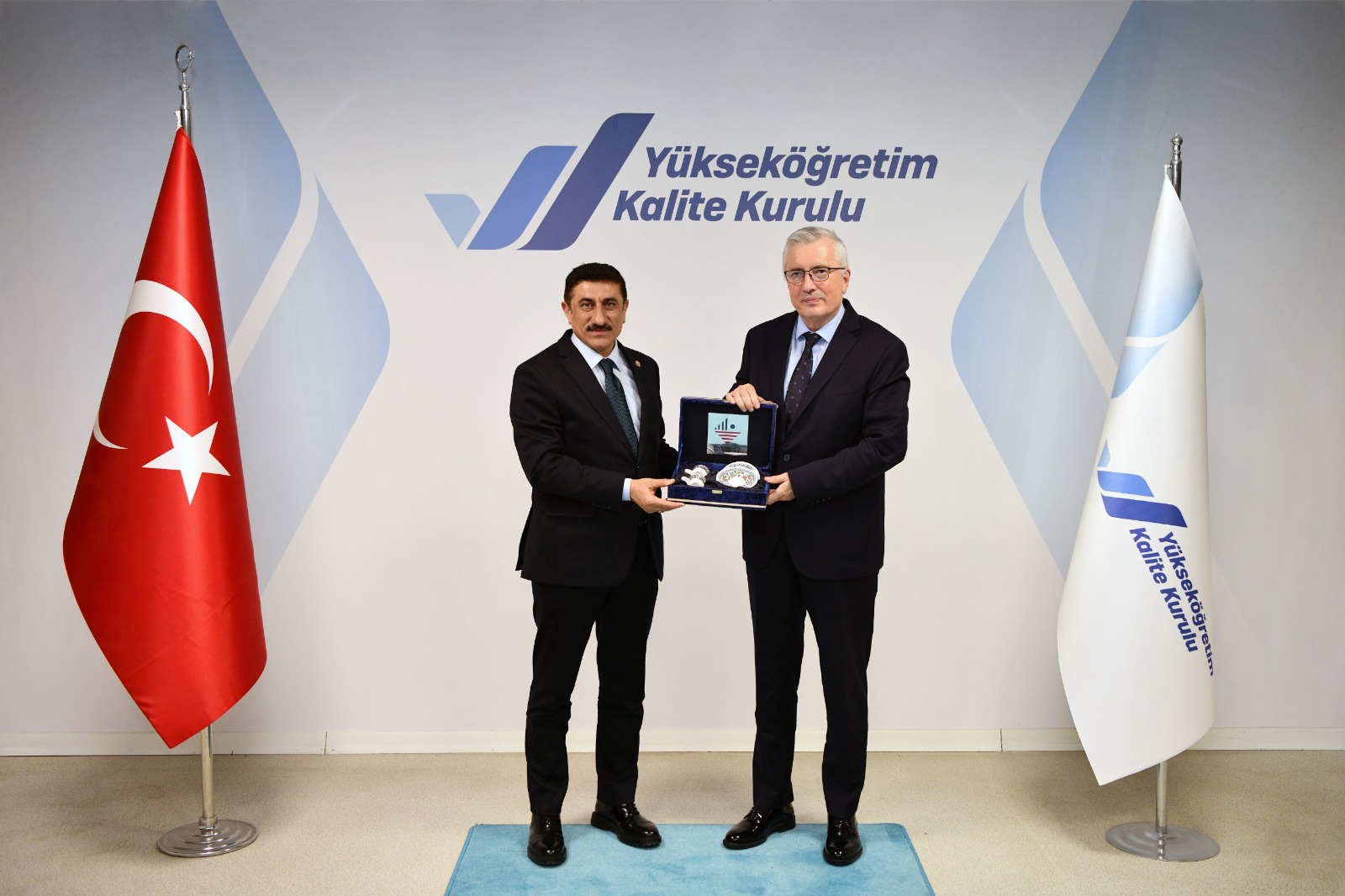 Rektörümüz Prof. Dr. Zekeriya Akman, YÖKAK Başkanı Prof. Dr. Ümit Kocabıçak’ı Ziyaret Etti