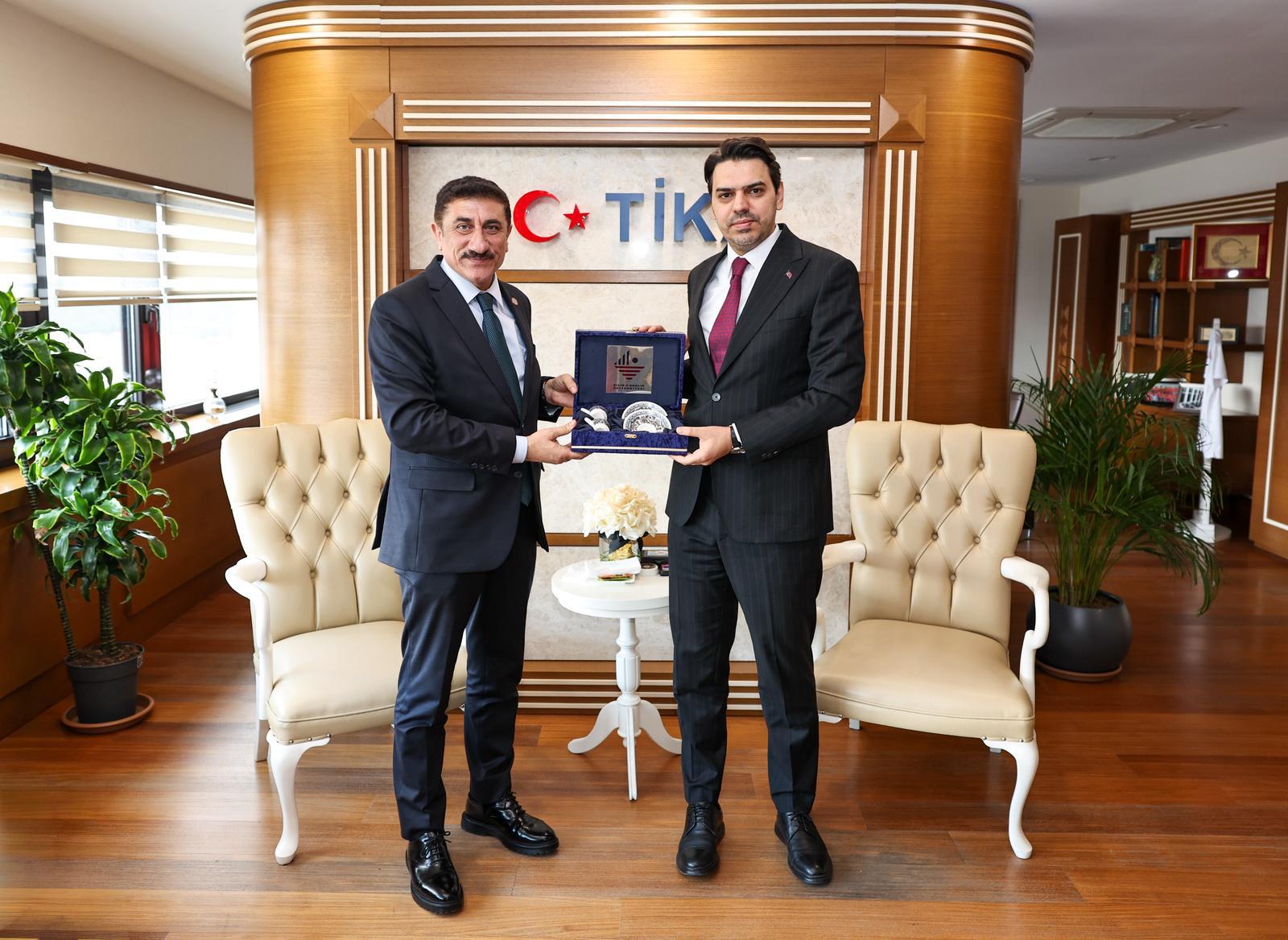 Rektörümüz Prof. Dr. Zekeriya Akman, TİKA Başkanı Abdullah Eren’i Ziyaret Etti