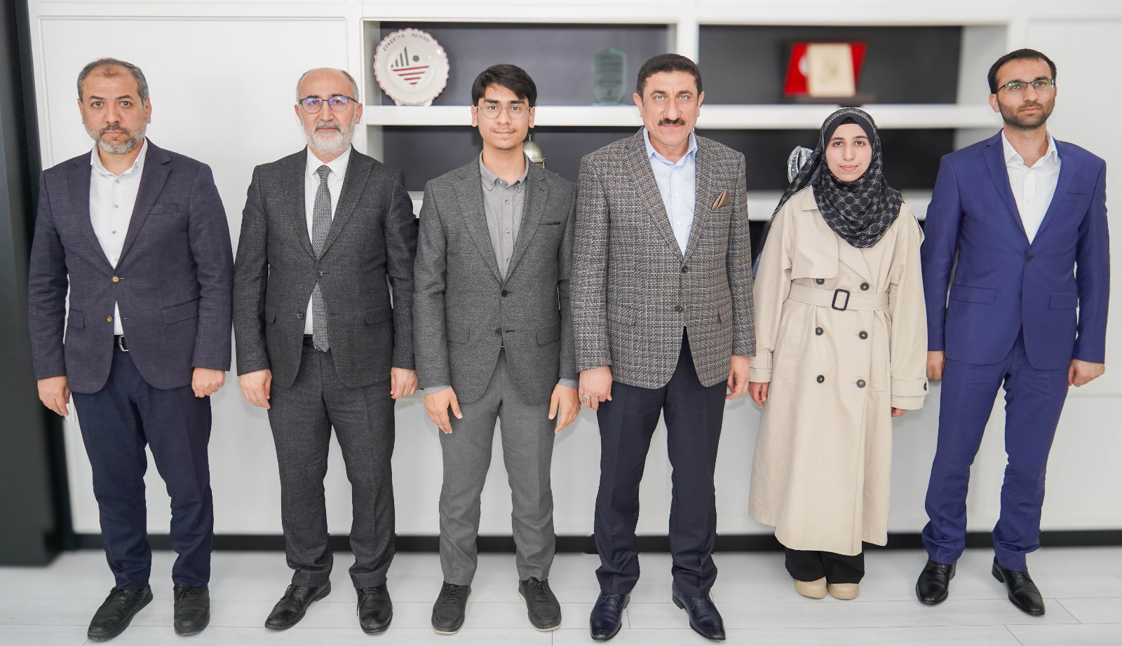 Kur’ân-ı Kerîm’i Güzel Okuma Yarışması’nda Dereceye Giren Öğrencilerimiz Rektörümüzü Ziyaret Etti