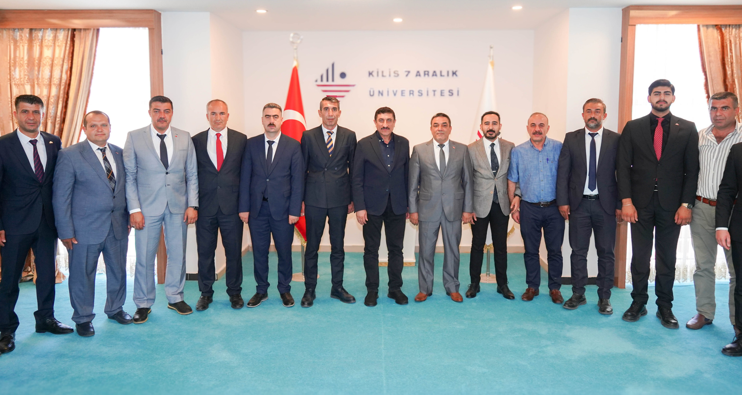 MHP Provincial Chairman Akdemir Visits Our Rector, Prof. Dr. Akman