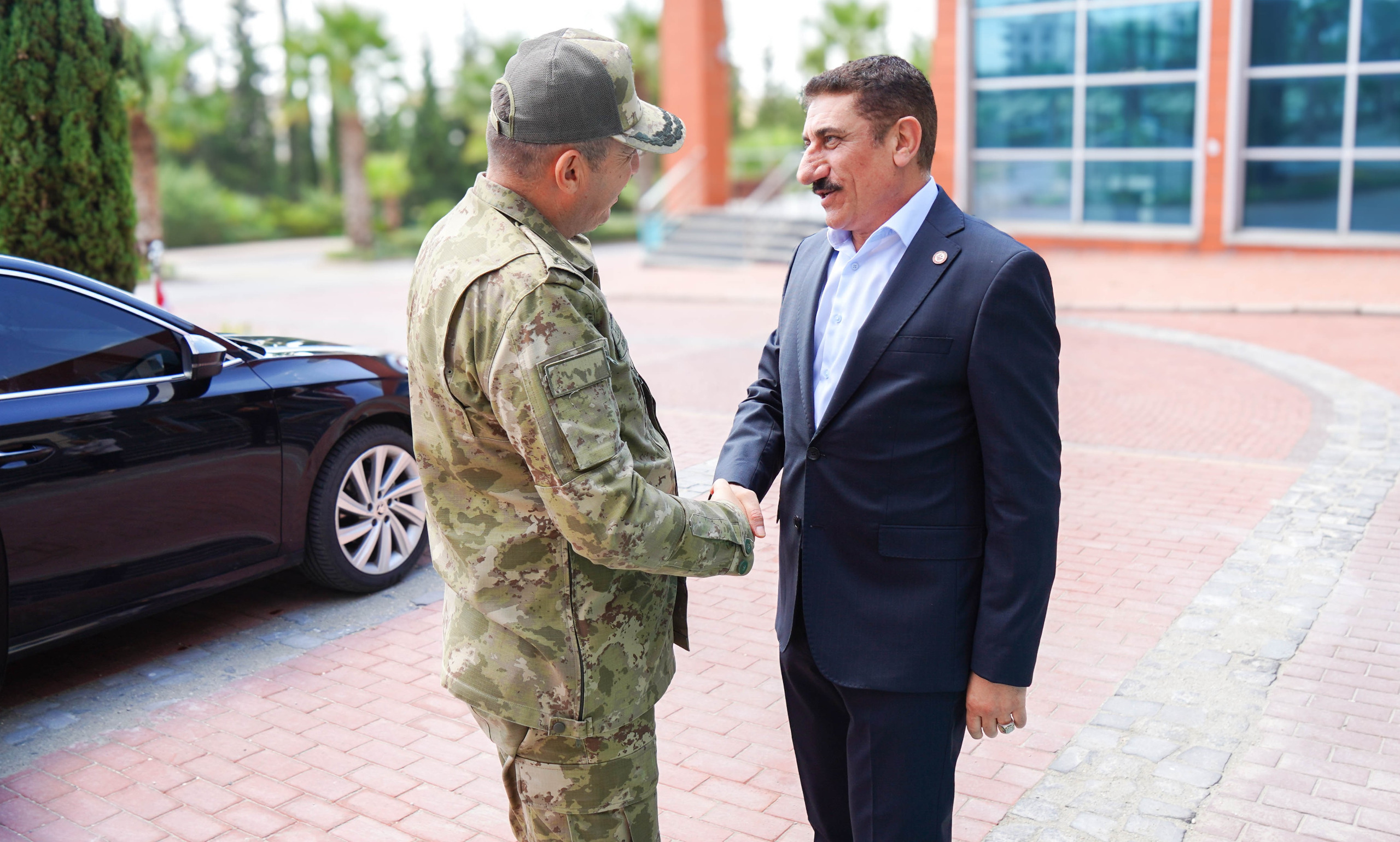 Farewell Visit from Brigadier General Ersin Özbalcı, Commander of the 11th Border Brigade, to Rector Akman