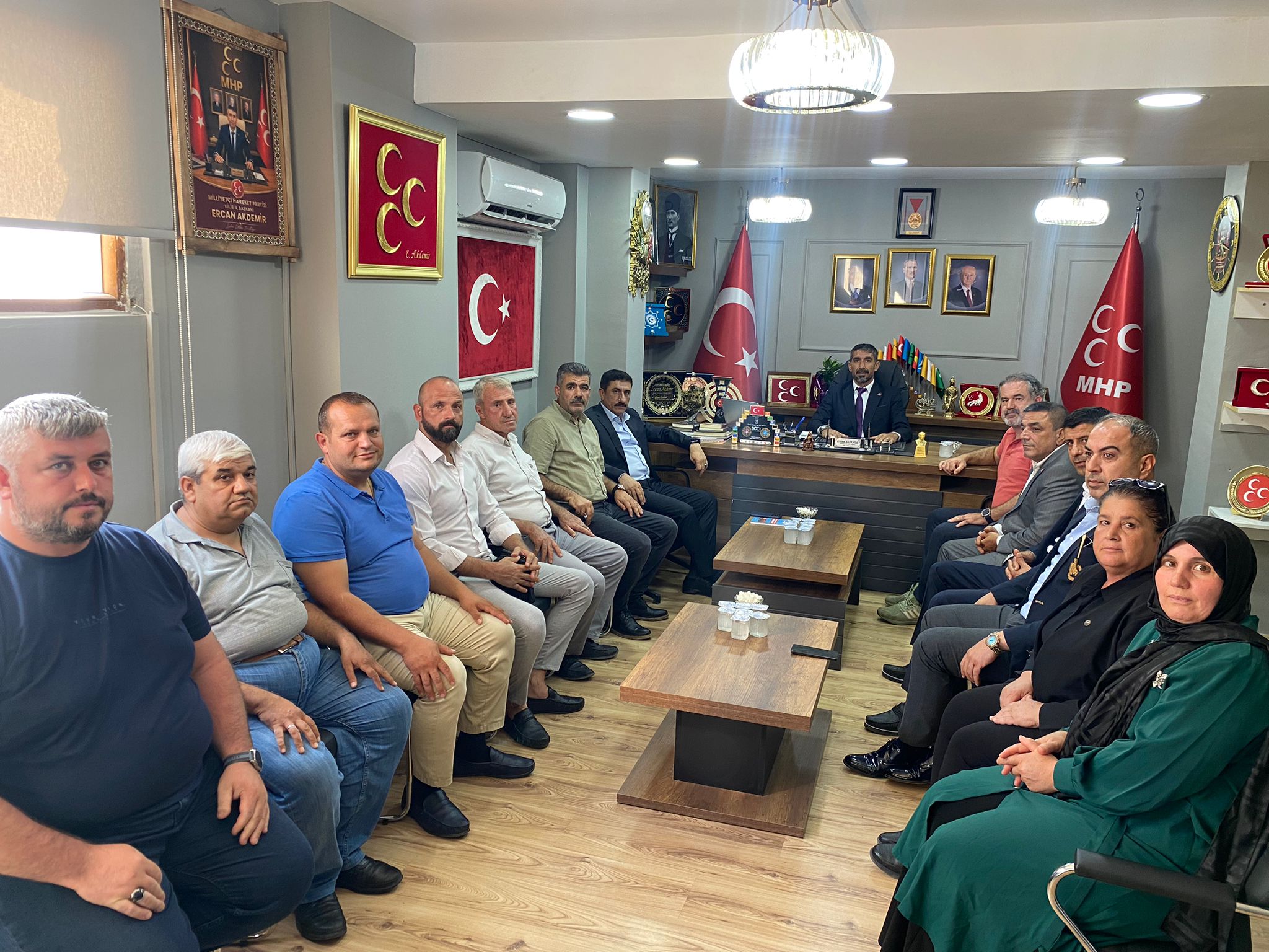 Rector Akman Visits MHP Provincial Chairman Akdemir