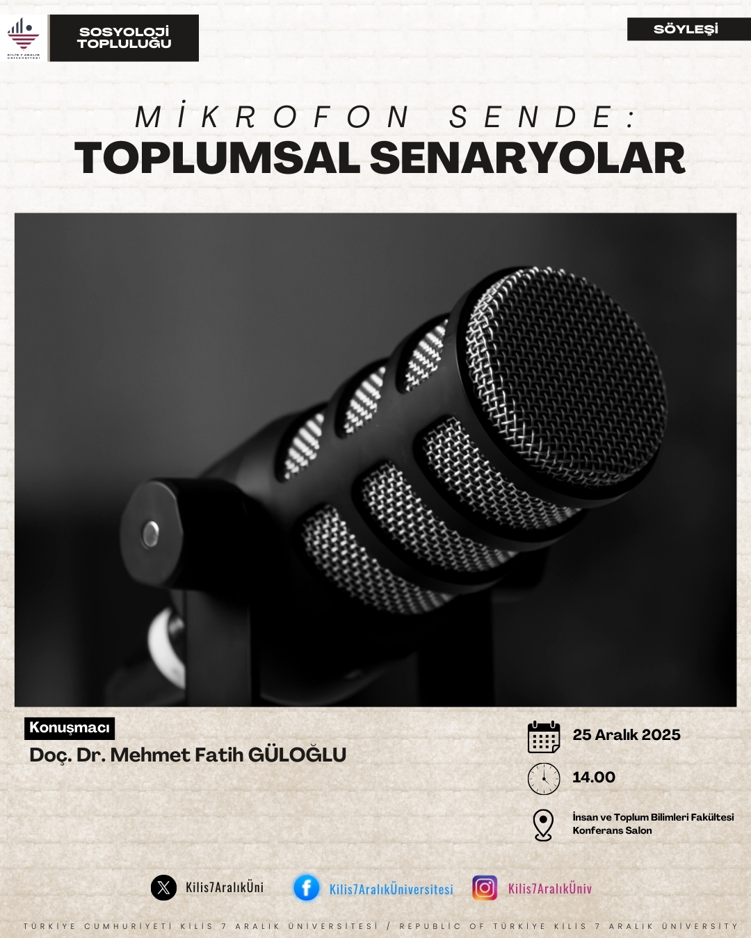 Söyleşi: "Mikrofon Sende: Toplumsal Senaryolar"