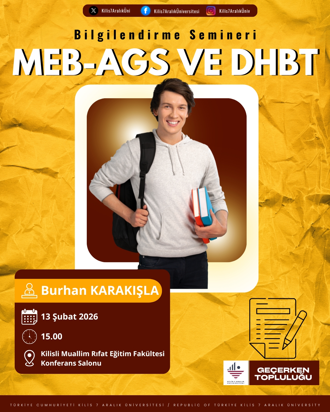 Seminer: MEB-AGS ve DHBT
