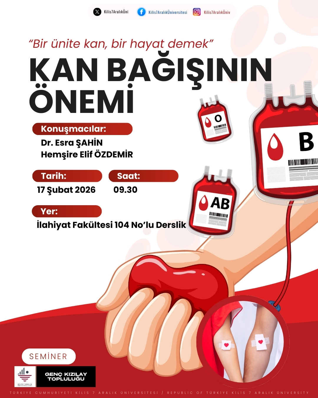 Seminer: "Kan Bağışının Önemi"