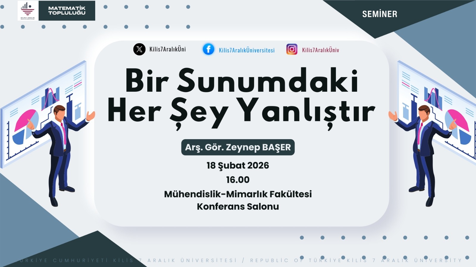 Bir Sunumdaki Her Şey Yanlıştır