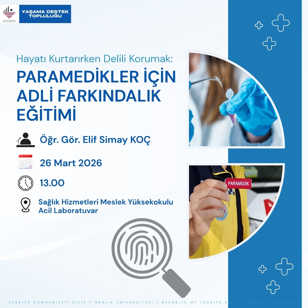 Paramedikler İçin Adli Farkındalık Eğitimi