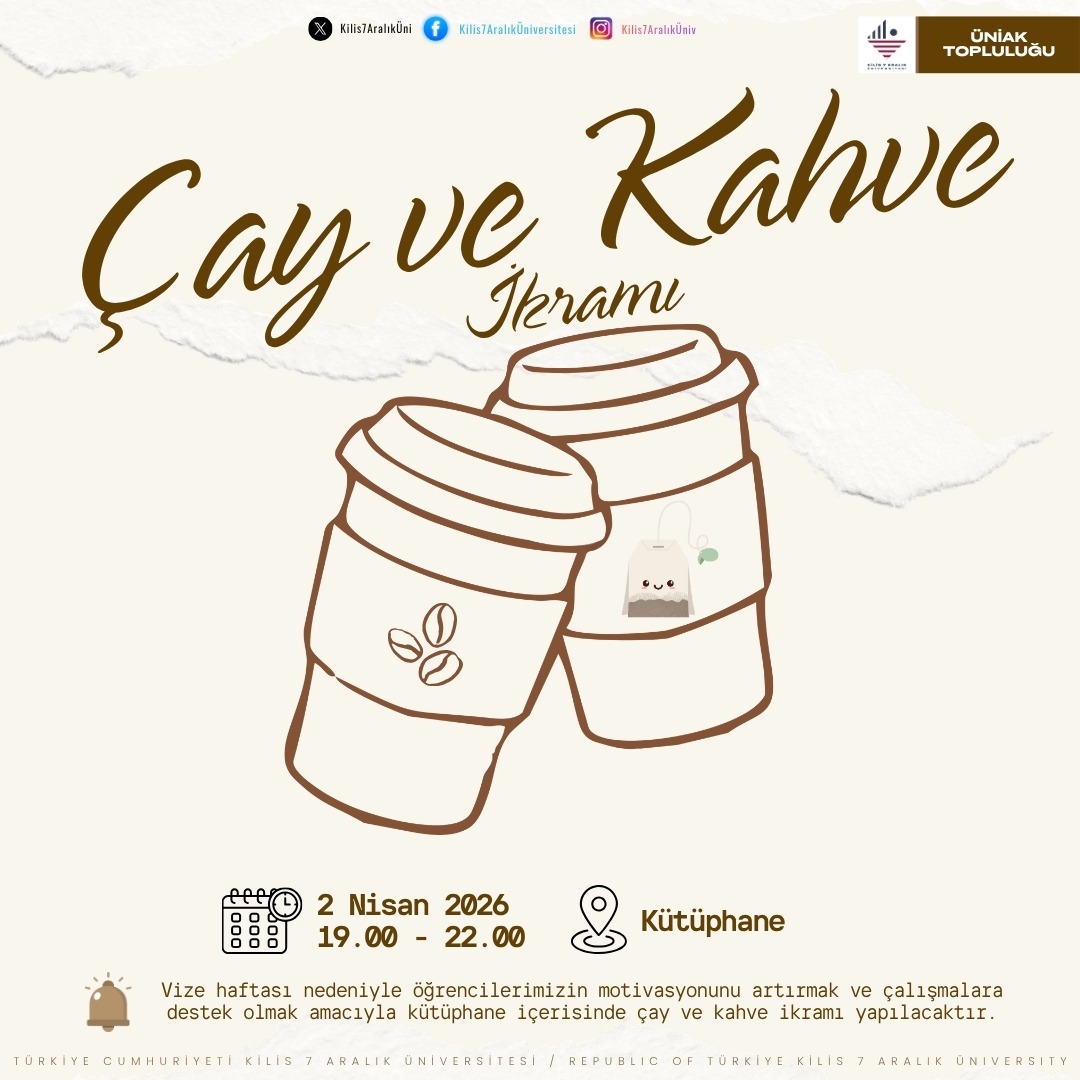 Çay ve Kahve İkramı