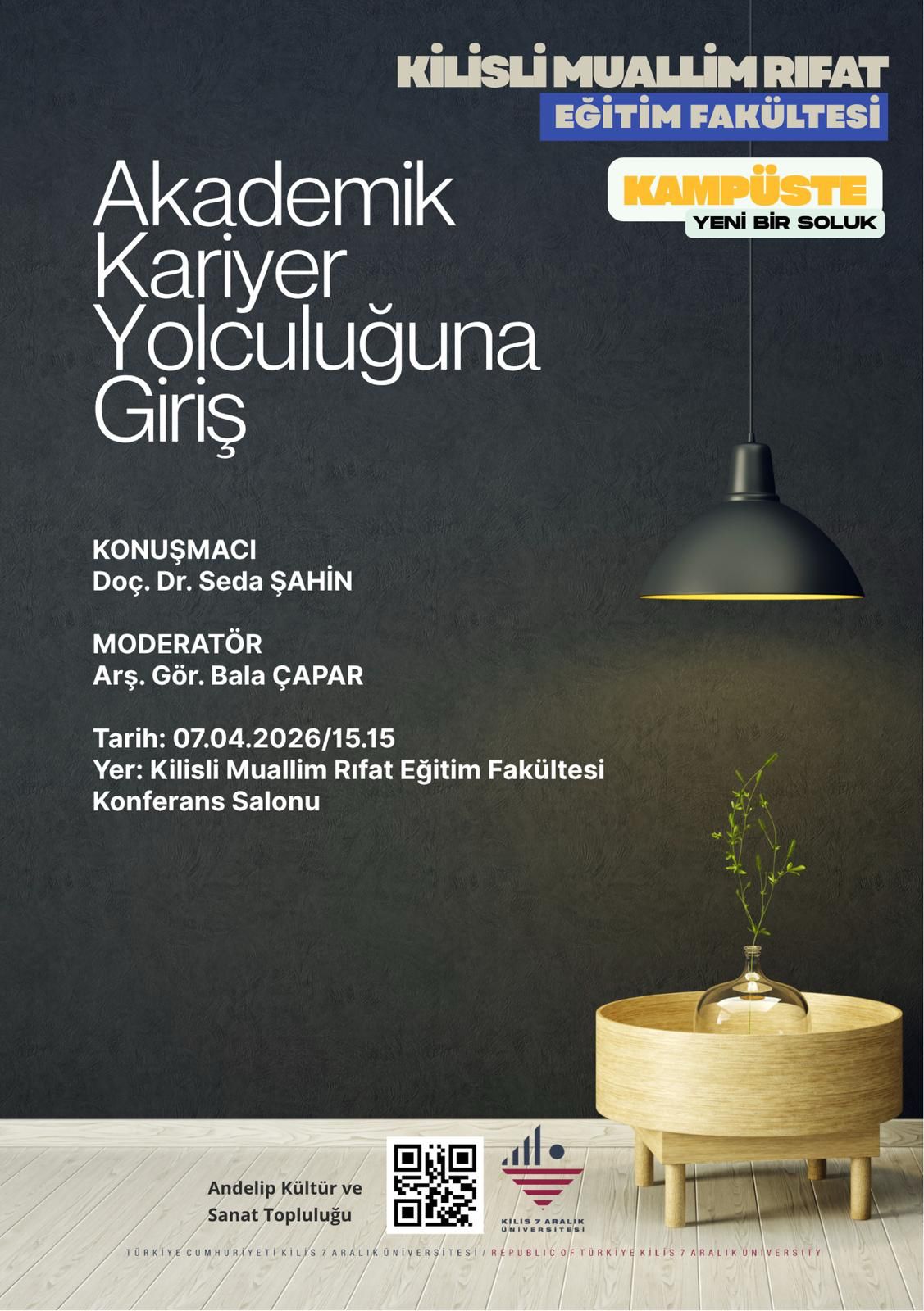 Söyleşi: "Akademik Kariyer Yolculuğuna Giriş"