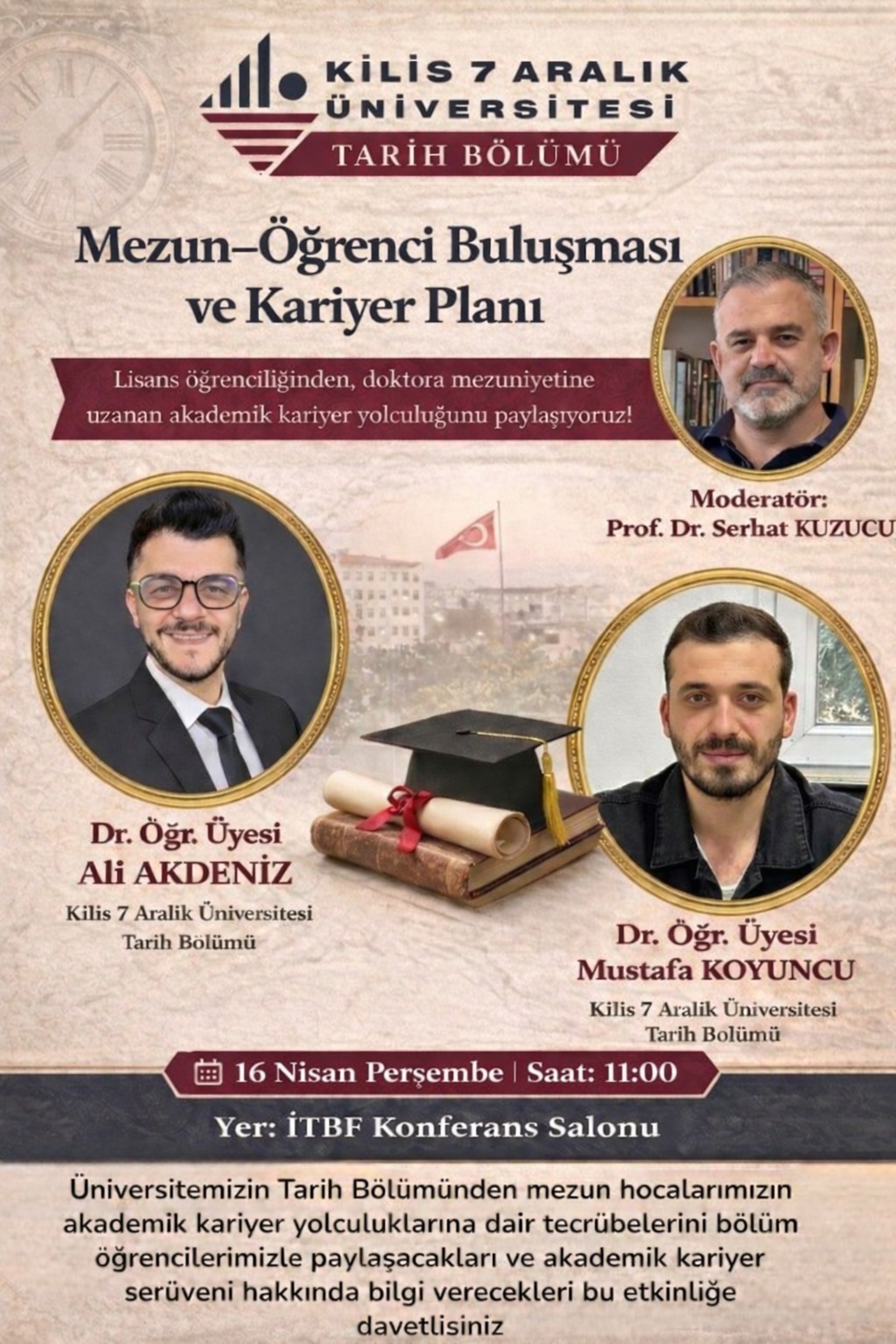 Söyleşi: "Mezun-Öğrenci Öğrenci Buluşması ve Kariyer Planı"