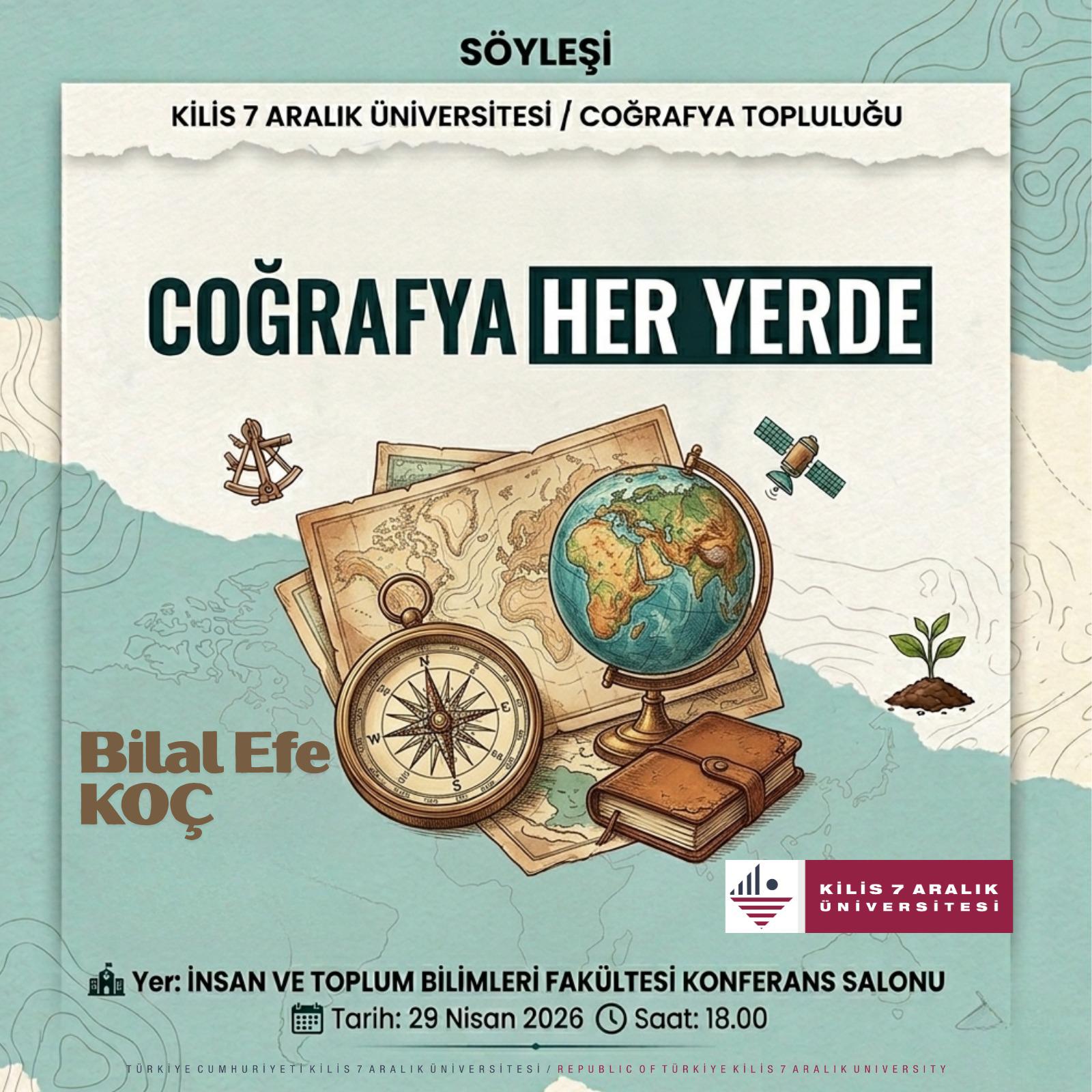 Söyleşi: "Coğrafya Heryerde"