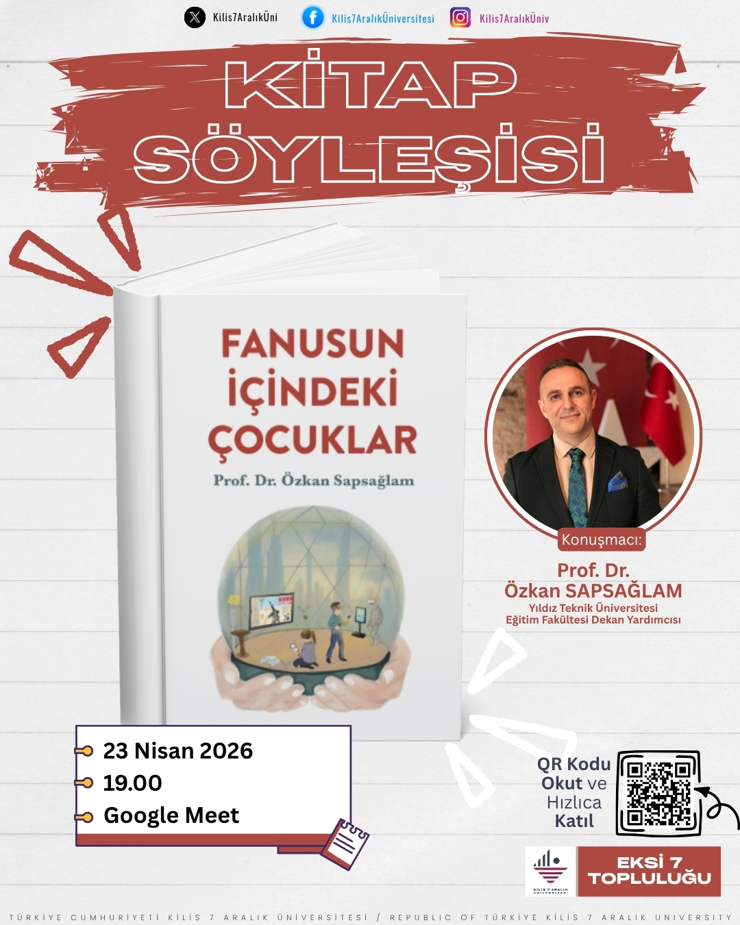 Kitap Söyleşisi: "Fanusun İçindeki Çocuklar"