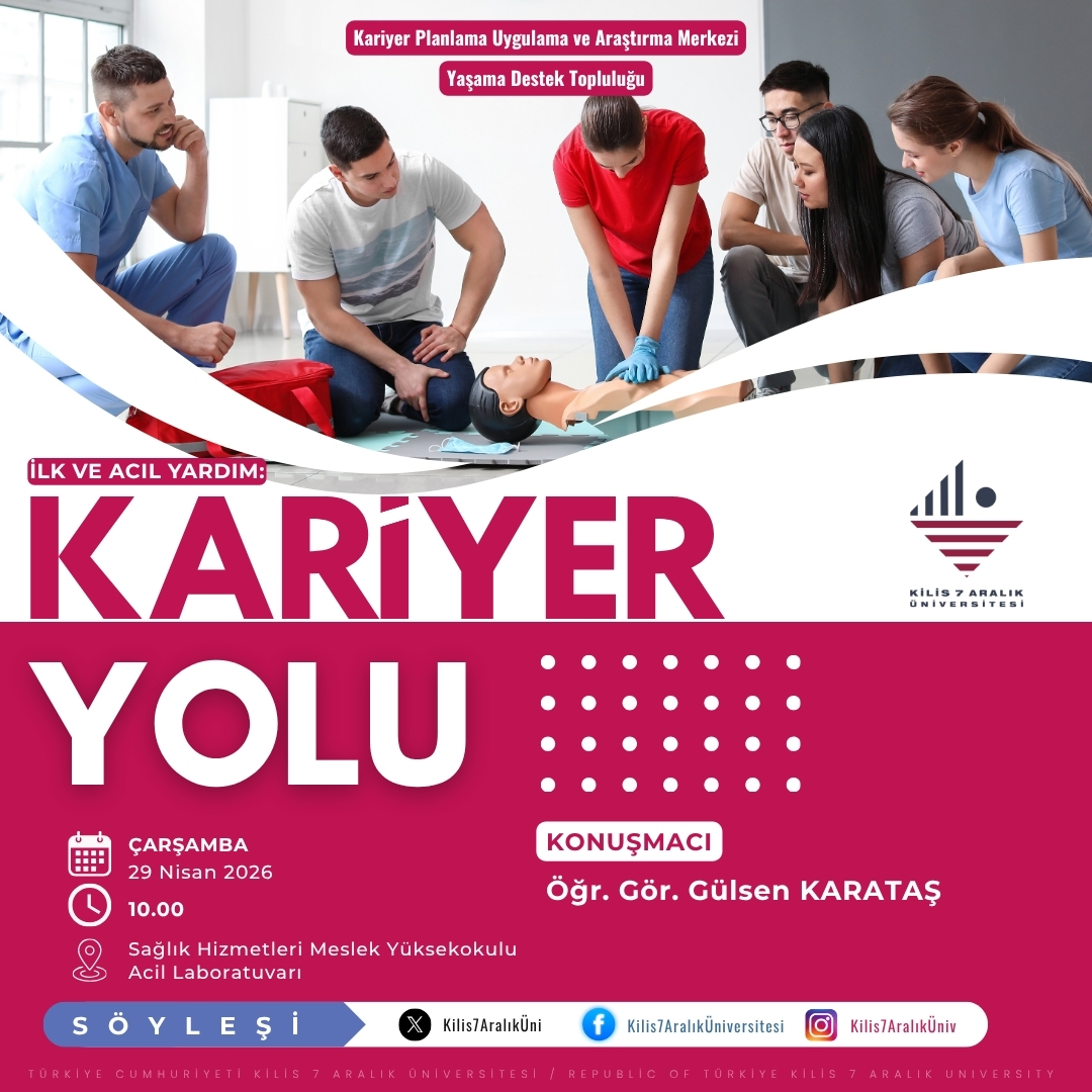 Konferans: "İlk ve Acil Yardım: Kariyer Yolu"