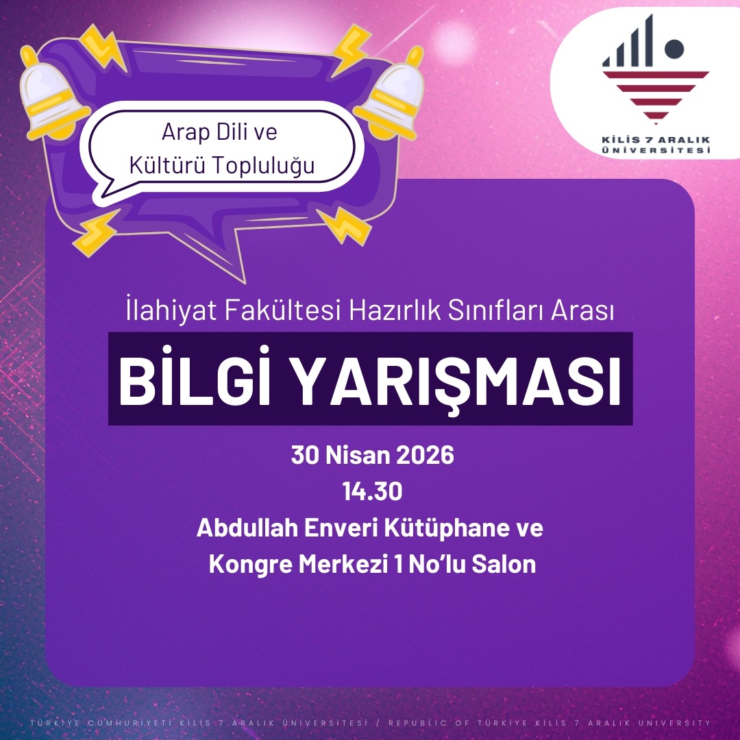 İlahiyat Fakültesi Hazırlık Sınıfları Arası Bilgi Yarışması