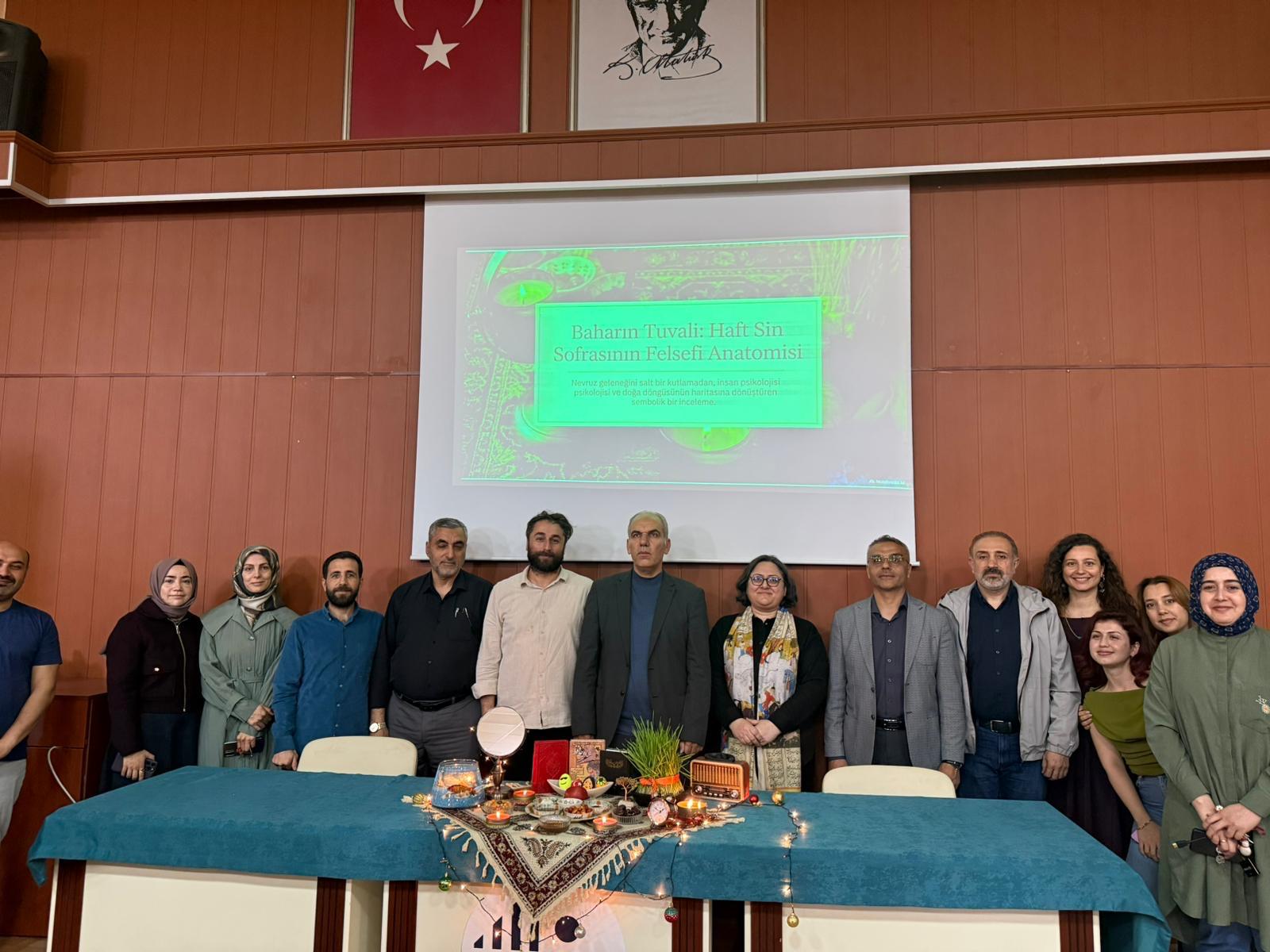 Üniversitemizde “Yedi Sembol Bir Bahar: Heft Sin Buluşması” Etkinliği Gerçekleştirildi