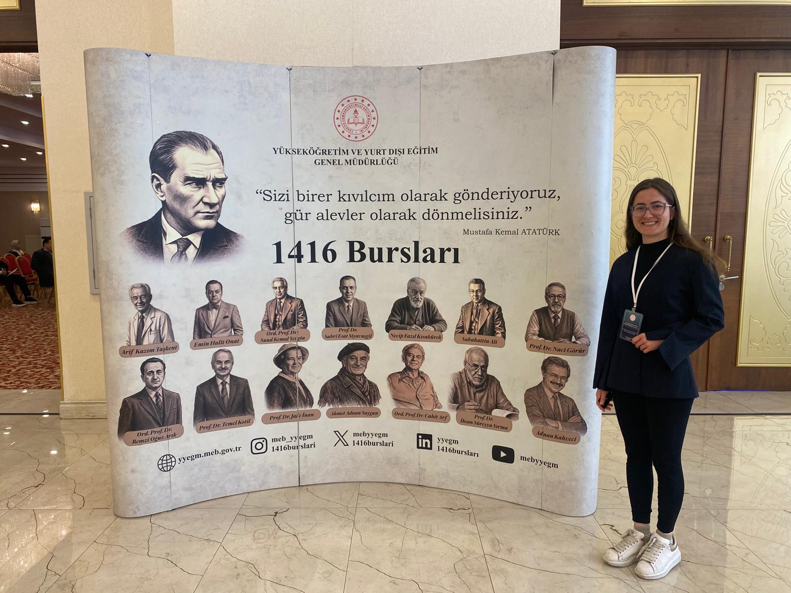Üniversitemiz, “1416 Bursları Üniversite Koordinatörleri Çalıştayı”nda Temsil Edildi