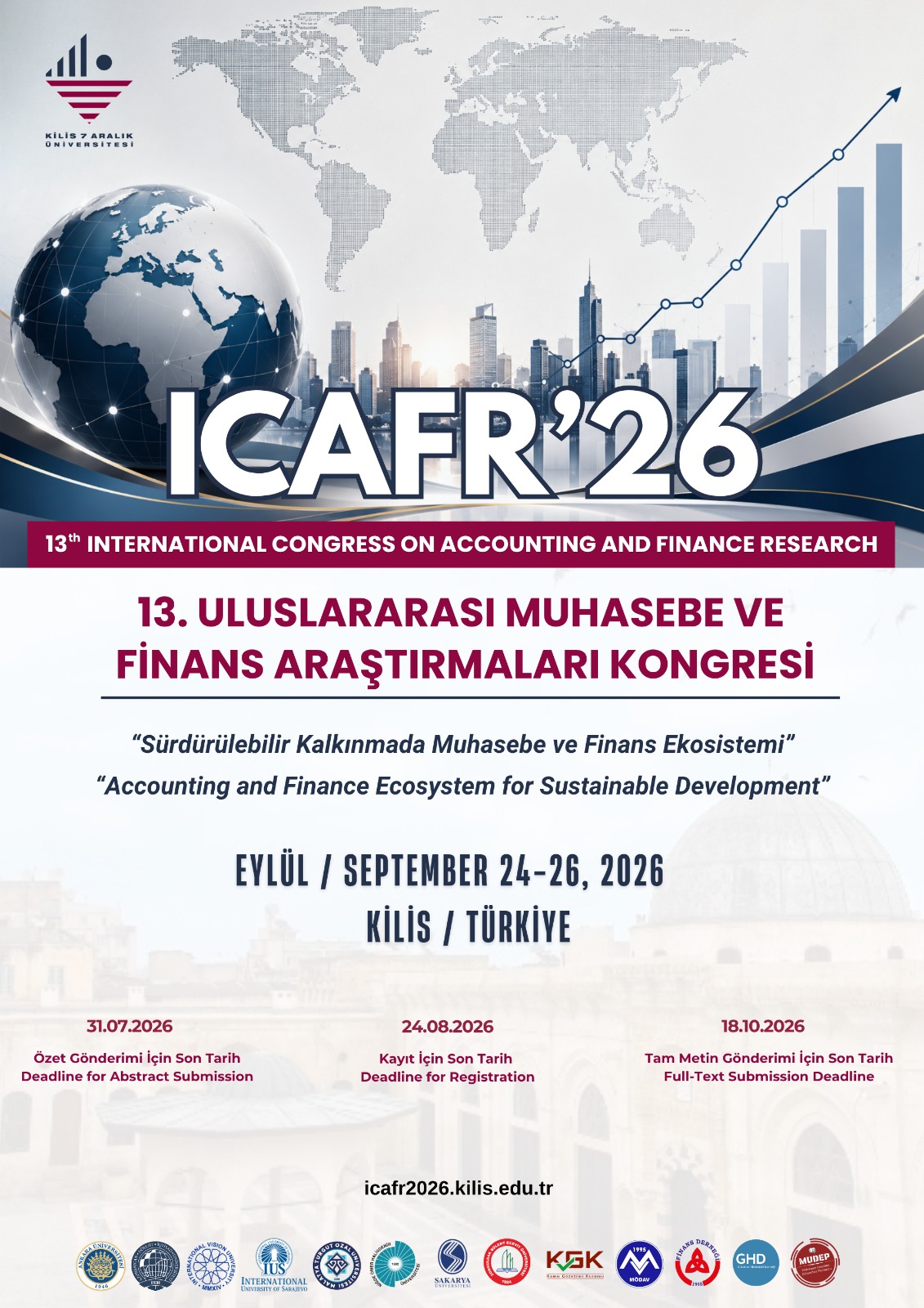 13. Uluslararası Muhasebe ve Finans Araştırmaları Kongresi