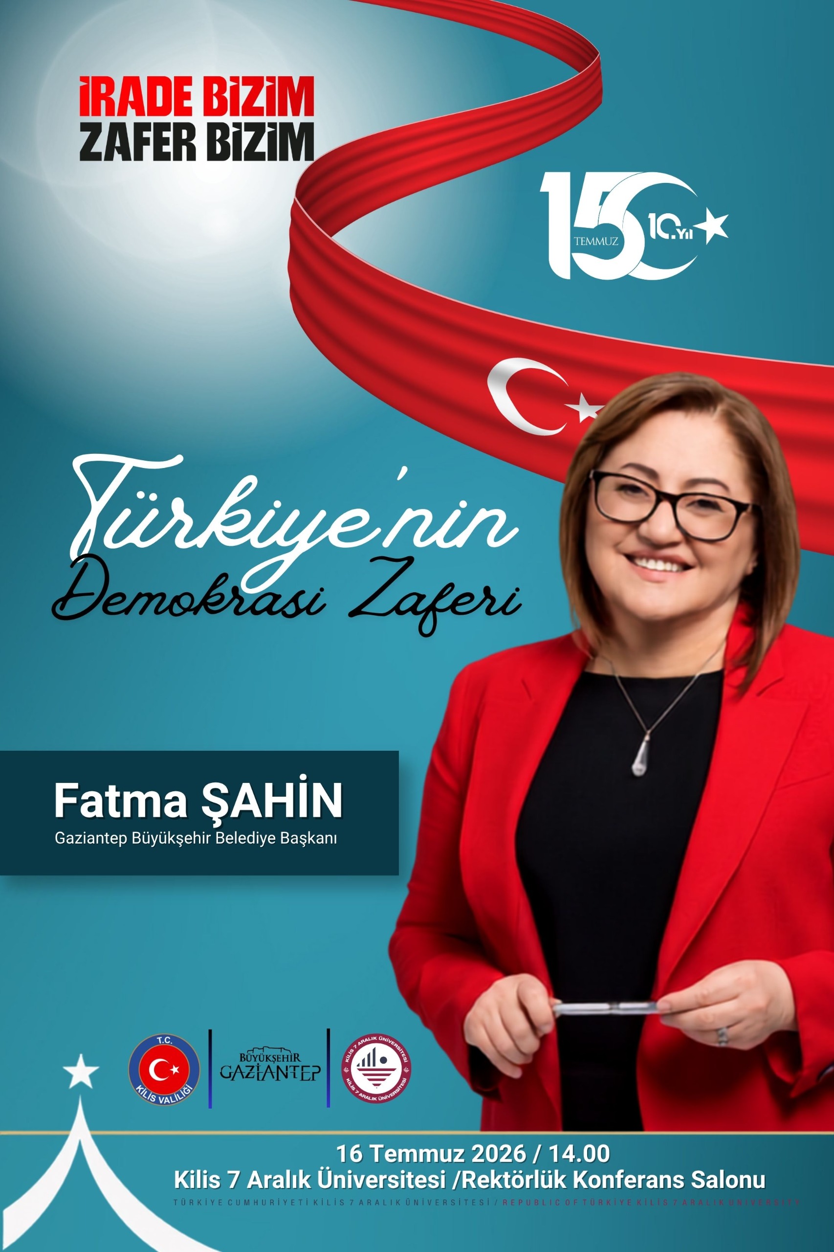 Konferans: "15 Temmuz Türkiye'nin Demokrasi Zaferi"