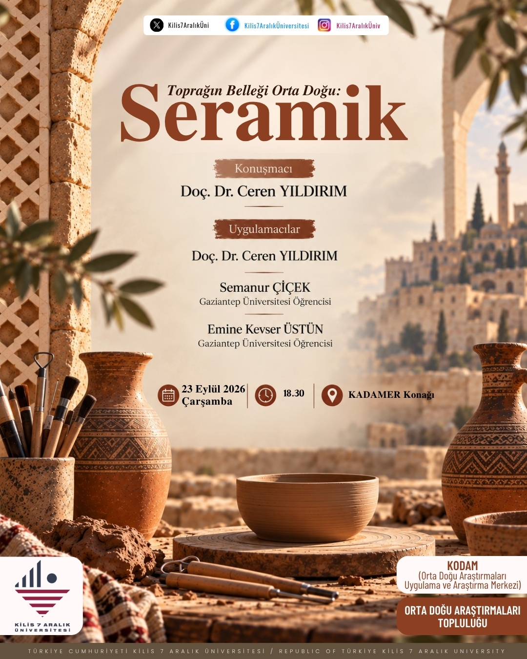 Toprağın Belleği: Orta Doğu’da Seramik