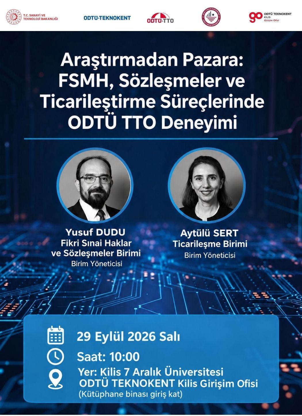 Araştırmadan Pazara FSMH, Sözleşmeler ve Ticarileştirme Süreçlerinde ODTÜ TTO Deneyimi