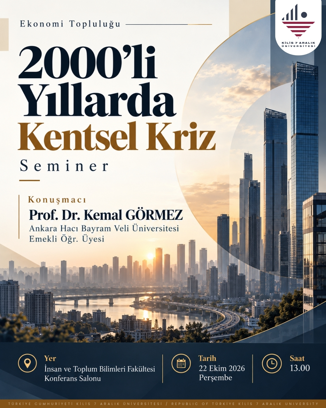 2000'li Yıllarda Kentsel Kriz Semineri