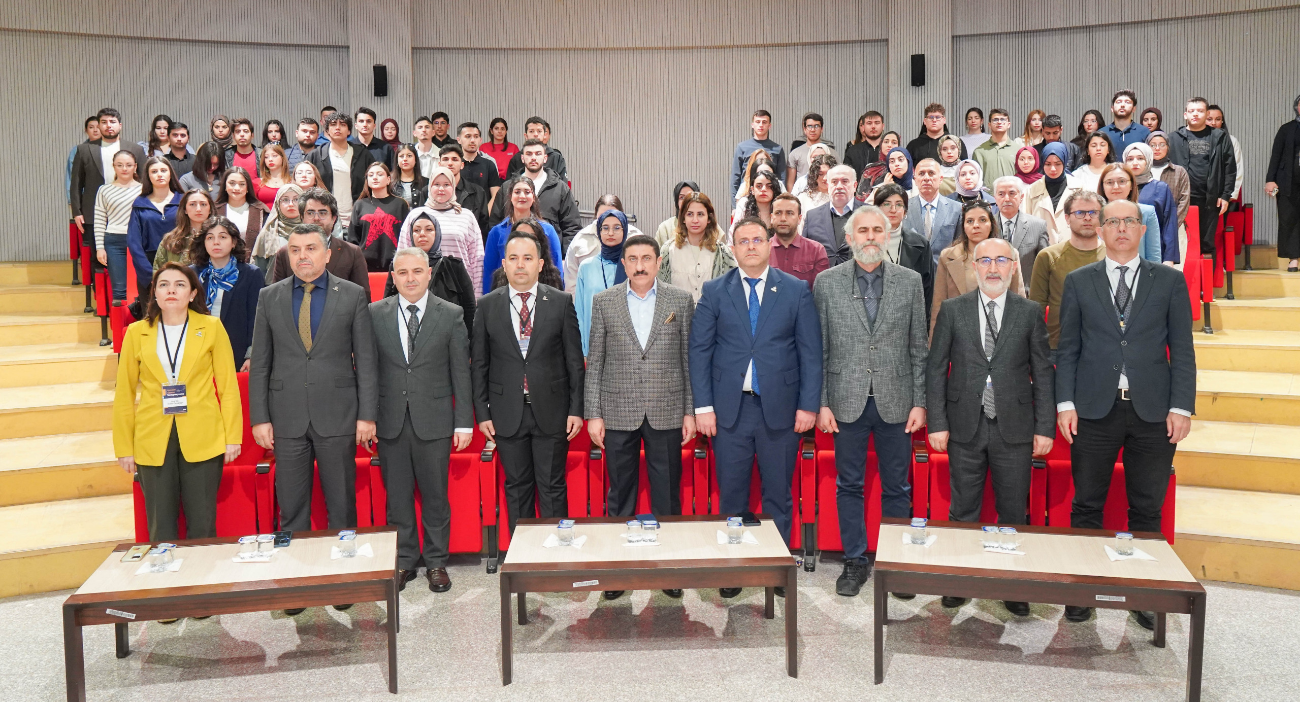 Opening Ceremony of the Graduate Student Symposium Held at Our University