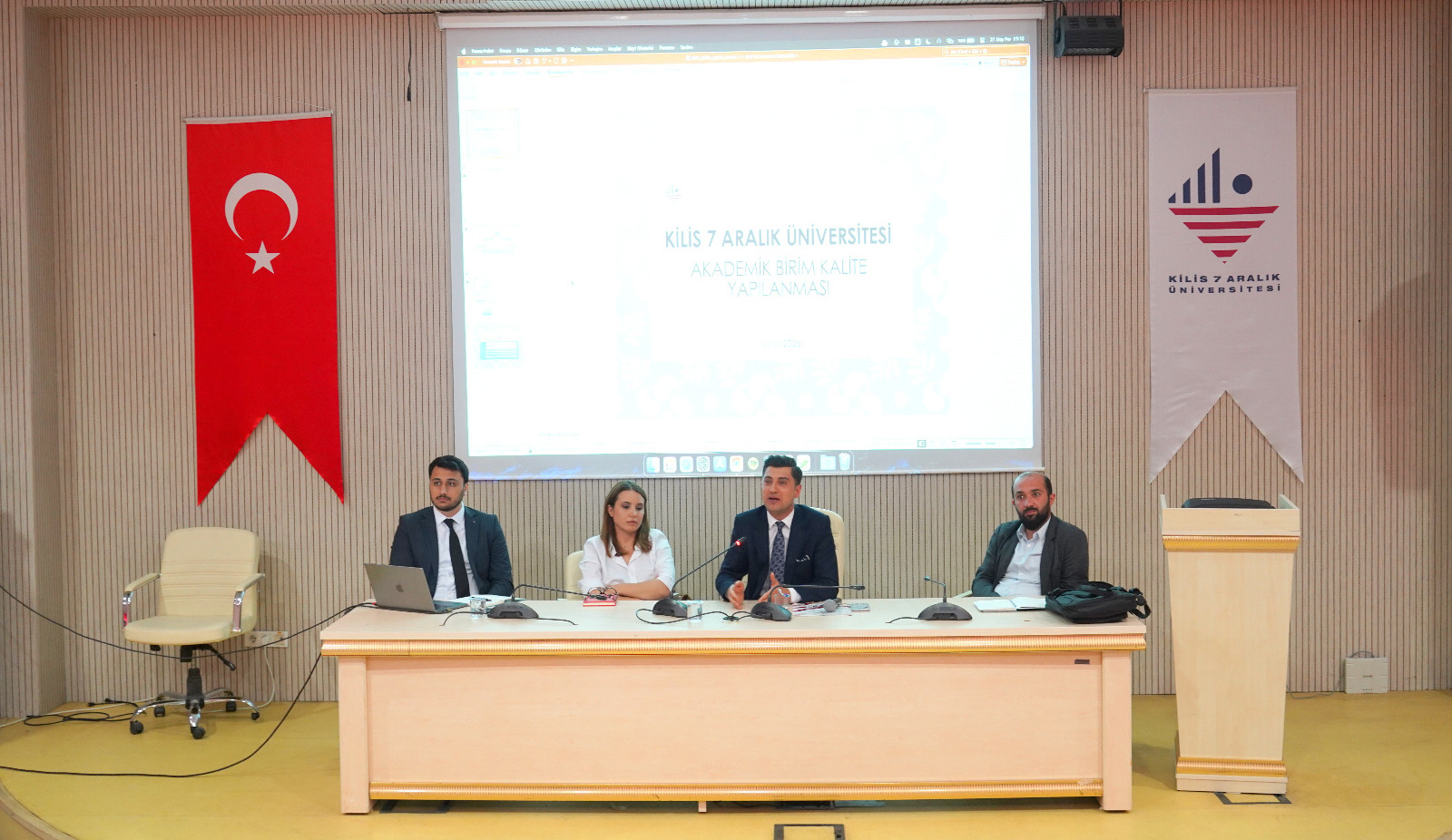 عقد اجتماع تعريفي بنظام الإدارة المتكاملة للجودة (BKYS) من قبل منسقية الجودة في جامعتنا