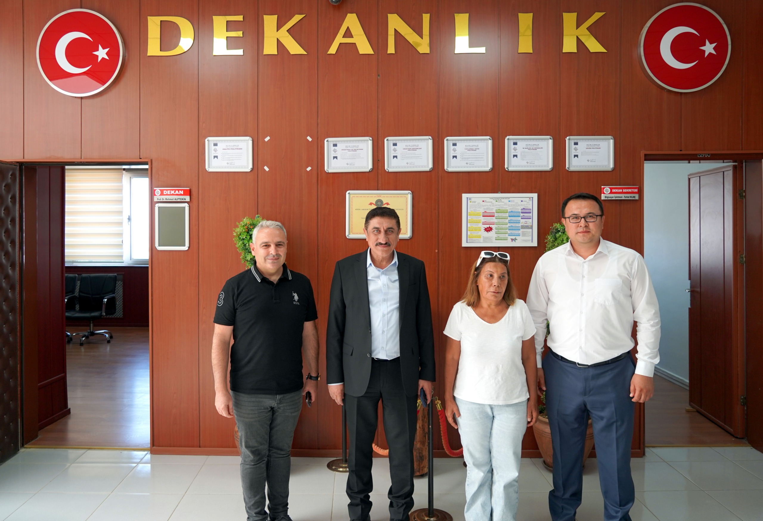 Rektörümüz Akman’dan İktisadi ve İdari Bilimler Fakültesi ile Lisansüstü Eğitim Enstitüsüne Ziyaret